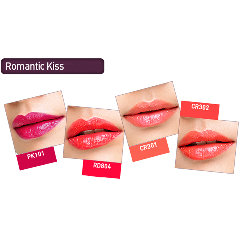Romantic Kiss Lipstick Collection | Vibrant & Long-Lasting Shades