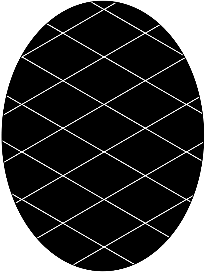 White diagonal grid pattern on black background, forming repeating diamond shapes.