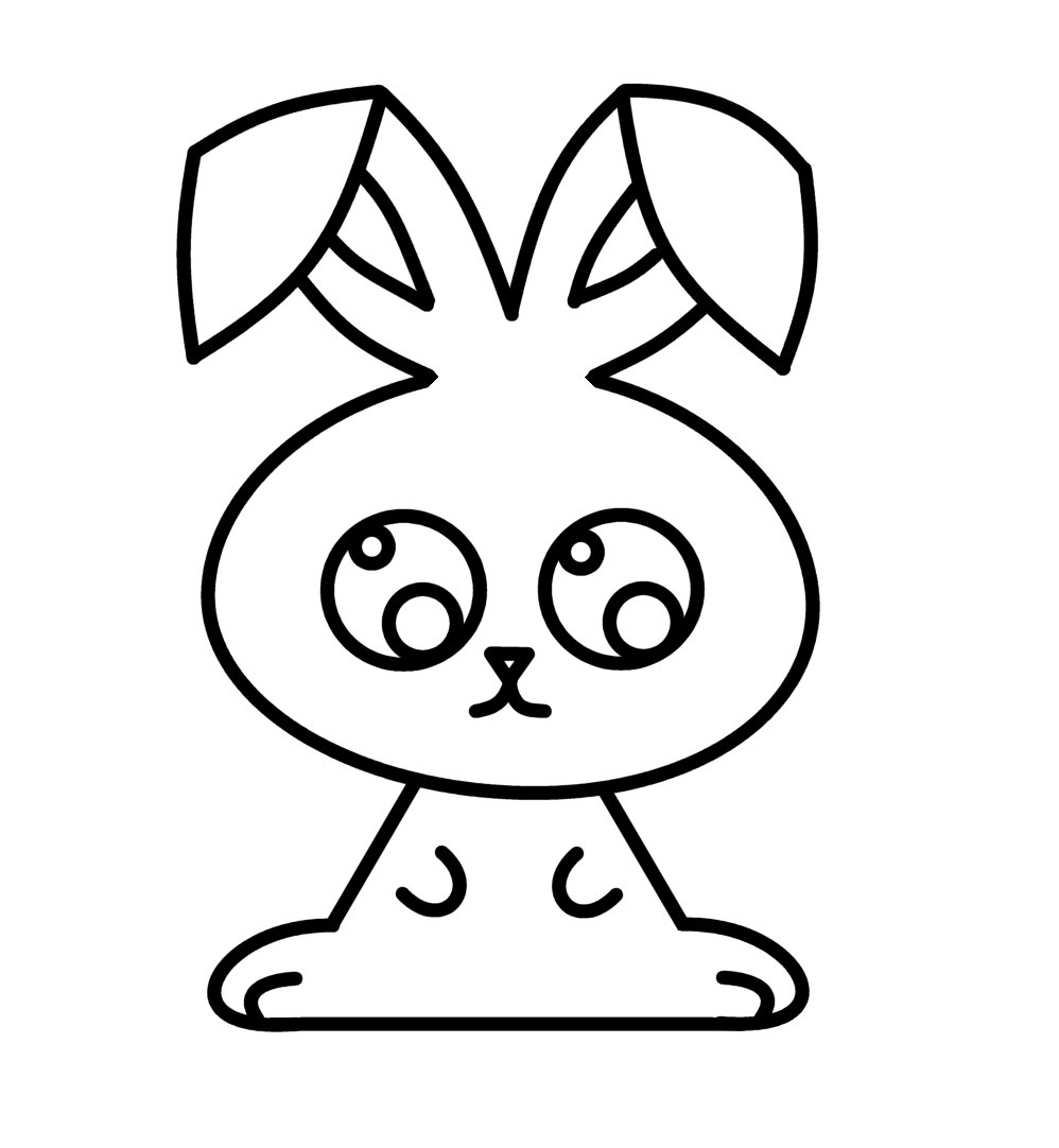 HOW TO DRAW AN EASTER BUNNY EASY DRAWING EASY AND FOFO - Drawing to Draw 