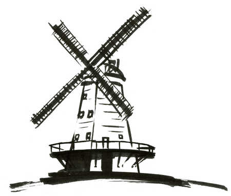 Windmill-clip-art-03 | Freeimageshub