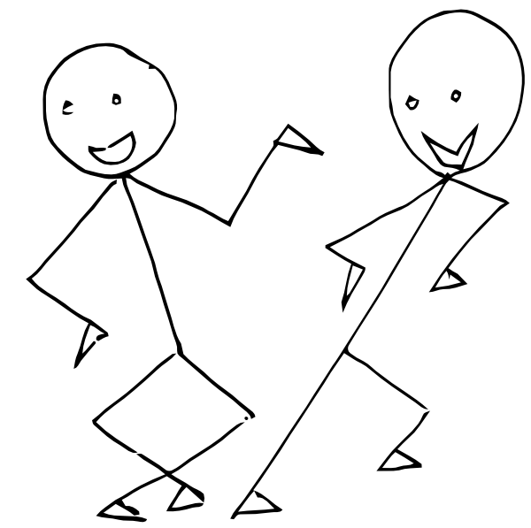 Dance Toon clip art - vector clip art online, royalty free 