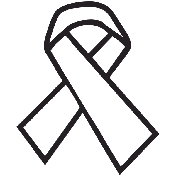 Cancer Ribbon Outline Free Clipart and Printable Templates