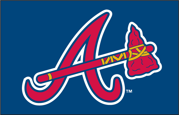 Minimal JellyLock, black Atlanta Braves logo transparent background PNG  clipart
