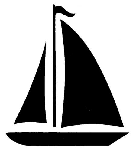 sailboat silhouette vector free