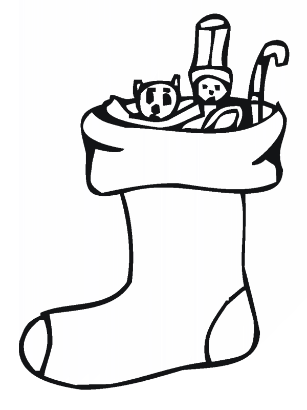 Free Stocking Clipart Black And White, Download Free Stocking Clipart Black  And White png images, Free ClipArts on Clipart Library