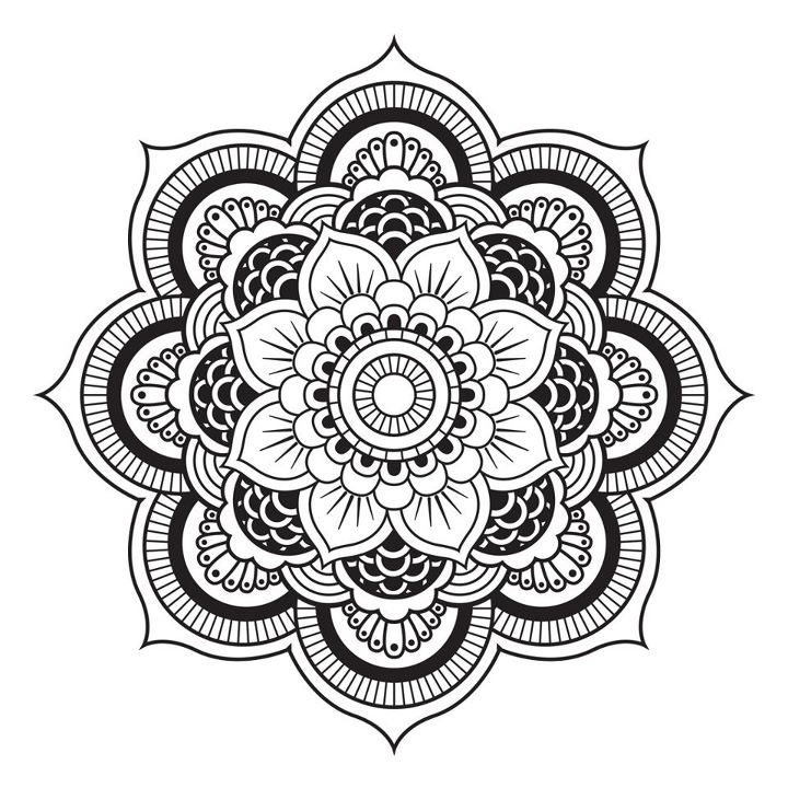 A Mandala. | All Art is Quite Useless | Clipart library