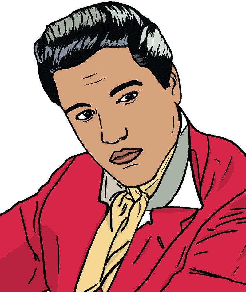 Cartoon Style Elvis Presley by yatesdav123 on Clipart library