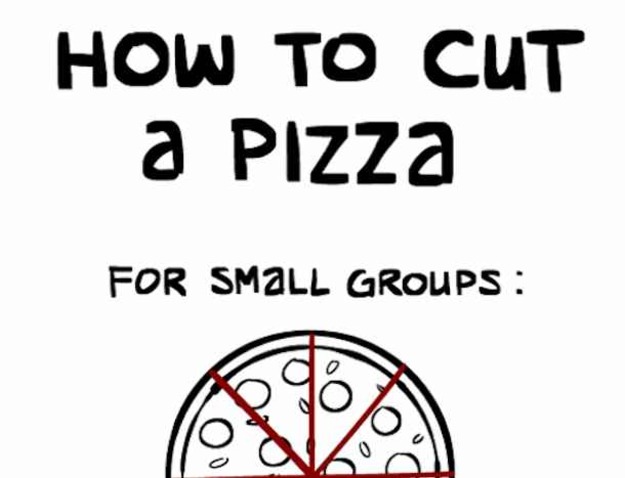 How to Cut a Pizza for Small Groups - Simple Guide & Visual