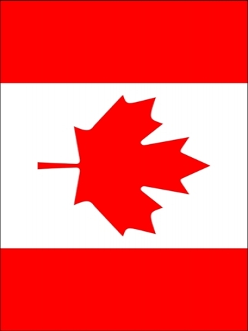 Canada Maple Leaf Flag - Clipart library
