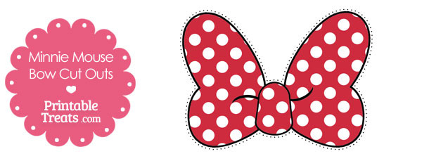 minnie mouse bow silhouette template