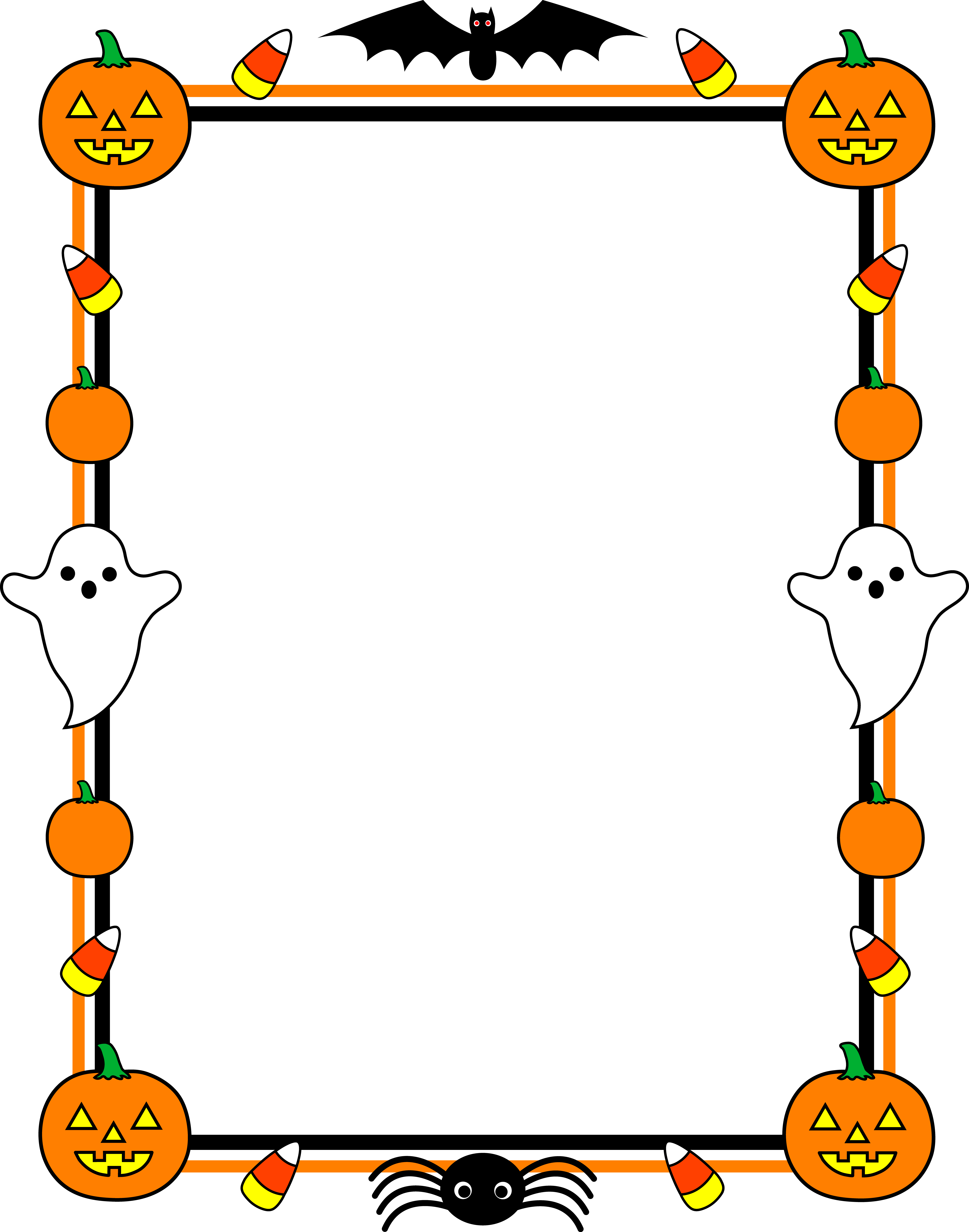 Halloween Border Clip Art and | Clipart library - Free Clipart Images