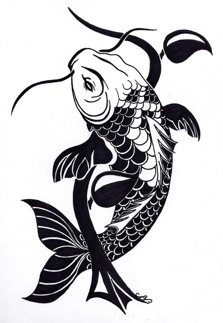 Angler fish (Light in darkness) angler fish sun original Polynesian tattoo  design