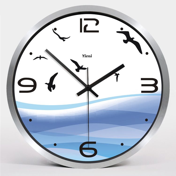 Free shipping wall clock / fashion wall clock silent living room 