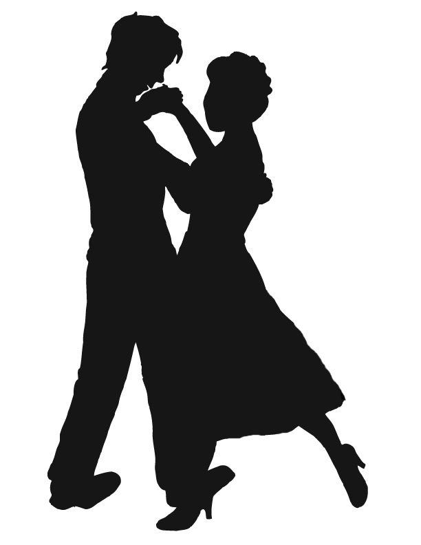 Girl dance pose Silhouette Vector, Clipart Images, Pictures