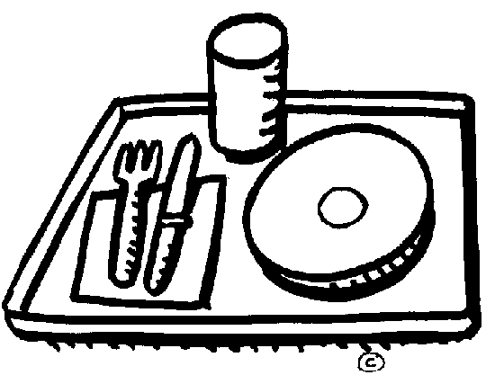 Lunch Tray Outline | Clipart library - Free Clipart Images