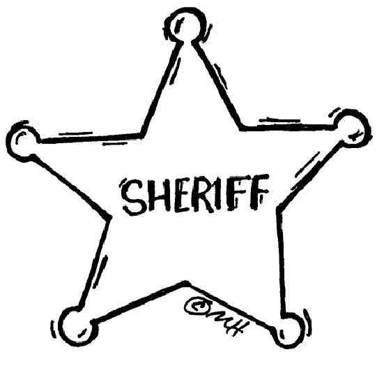 police badge drawings