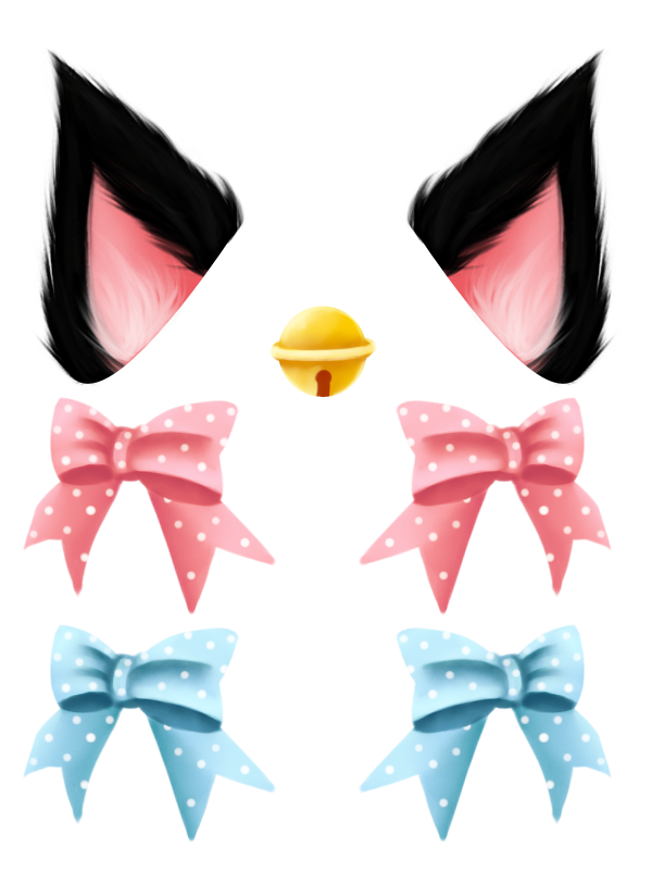 Clipart library: More Like Cat ears set by Chanmagination