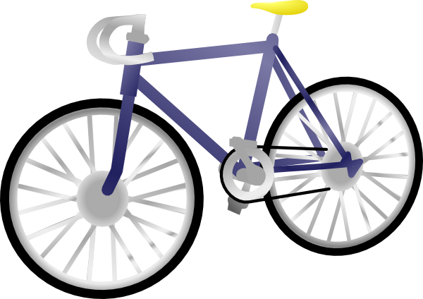 Bicycle clip art - vector clip art online, royalty free  public 