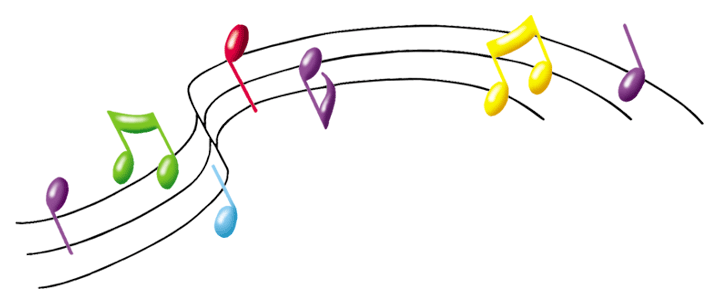 Musical Notes Graphic - Clipart library