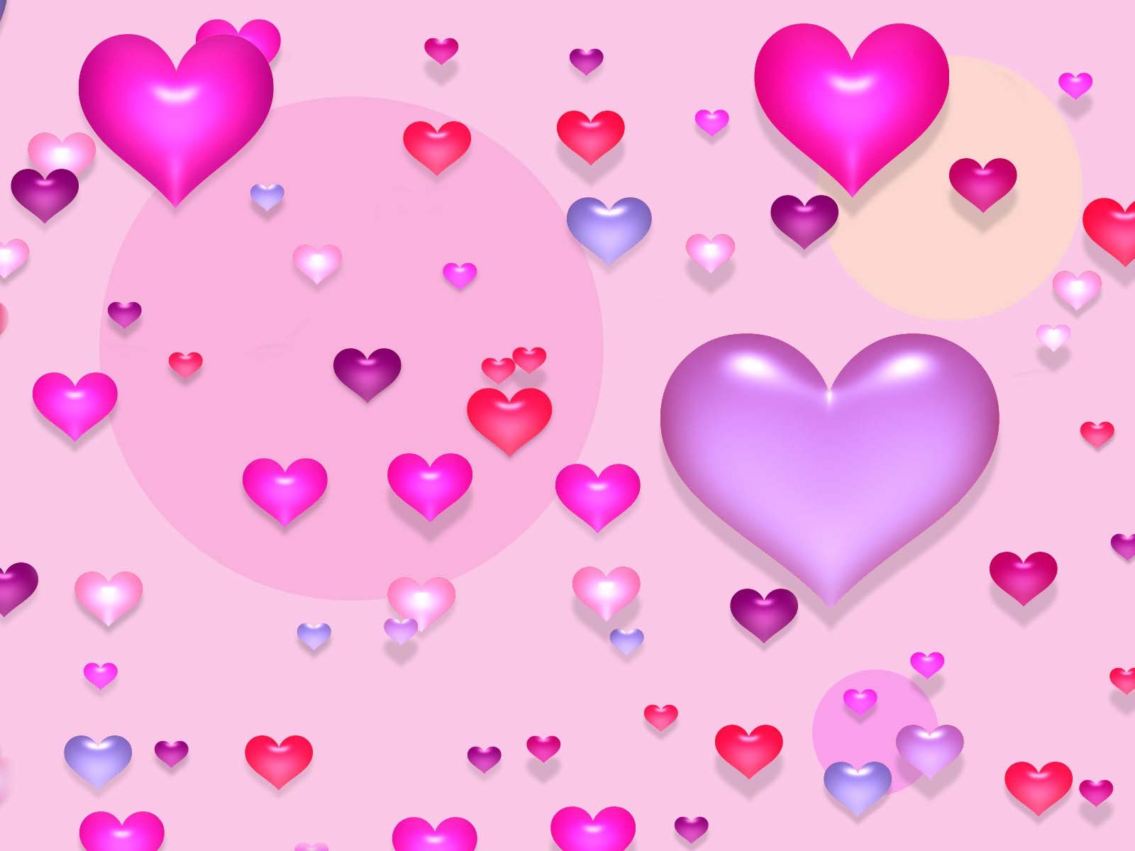 cute love heart backgrounds
