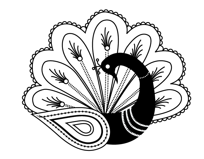 Single one curly line drawing beautiful creature of the earth. Continuous line  draw graphic design vector illustration of peacock open their feathers is  beautiful for icon, symbol and company logo:: tasmeemME.com