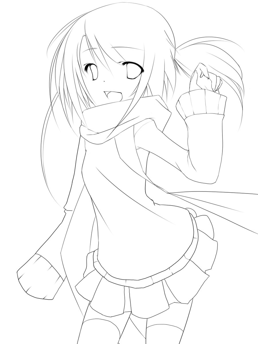 Lineart by nikilia12345 on Clipart library