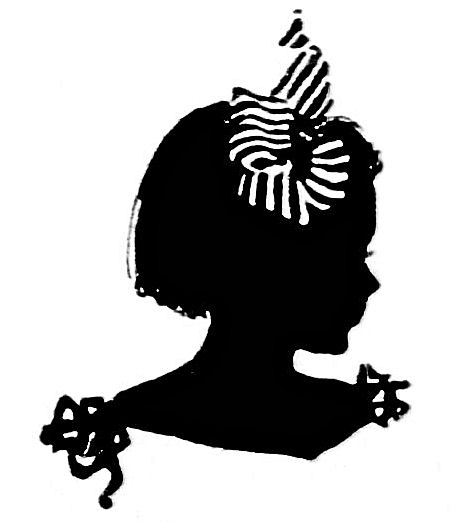 Free Vintage Clip Art - Silhouette Family - The Graphics Fairy