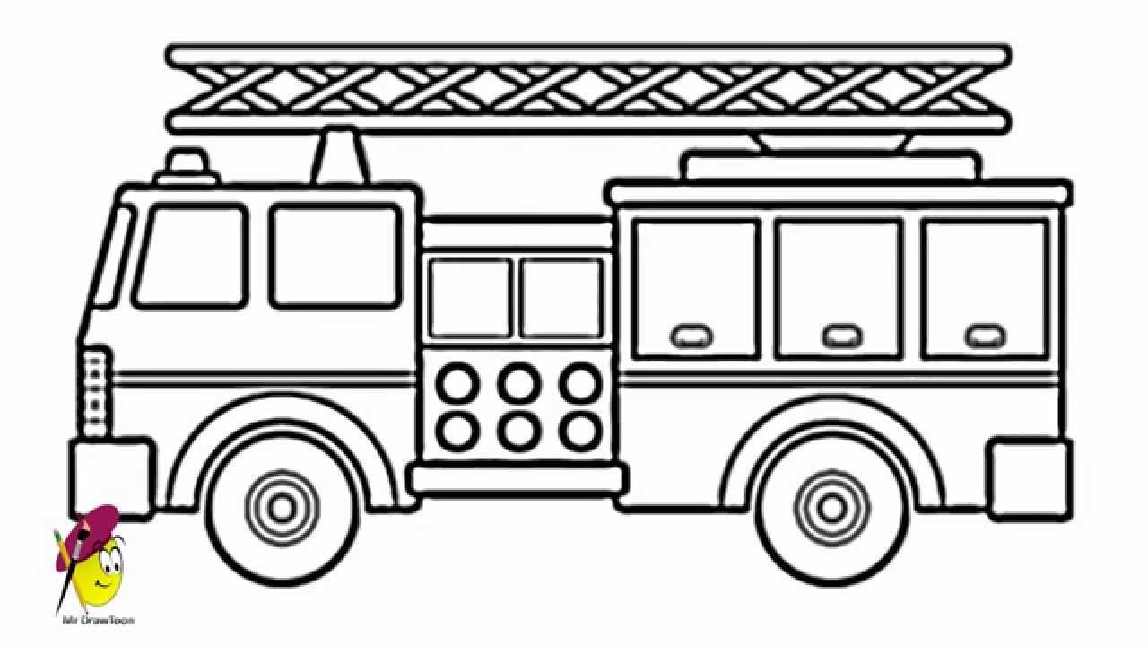 How to Draw a Fire Truck | Design School