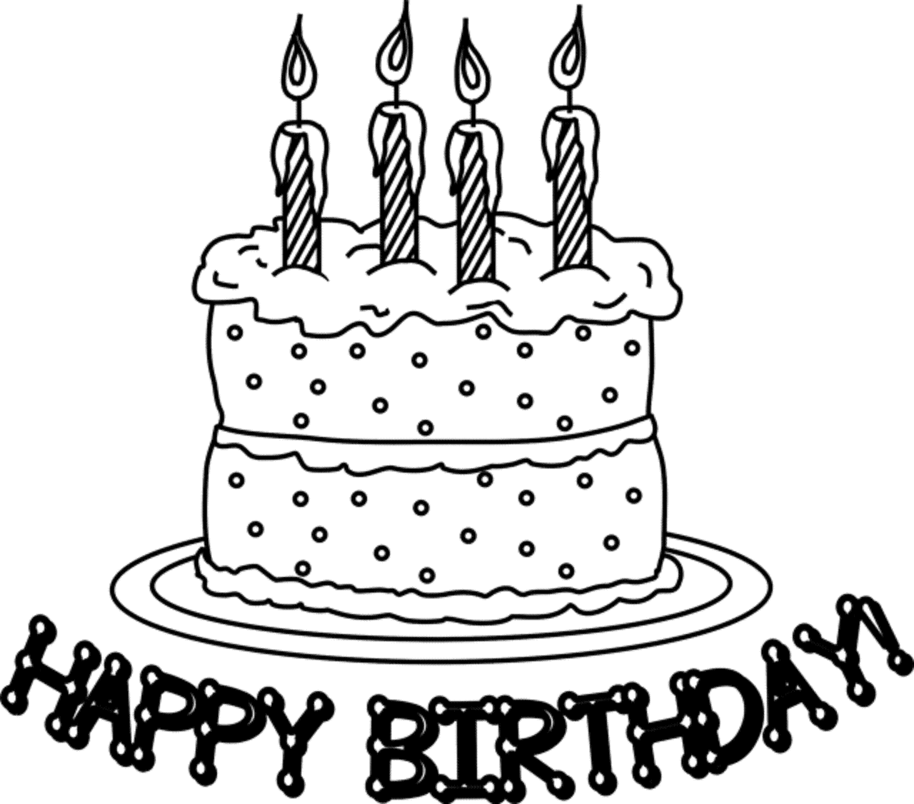 Free Birthday Cake Drawing, Download Free Birthday Cake Drawing png ...