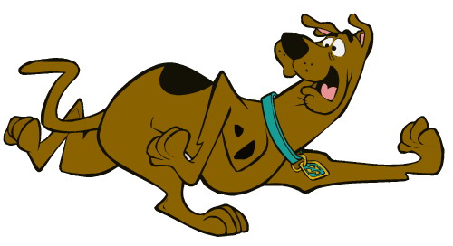 Scooby-Doo Running Scared - Iconic Cartoon Character Pose