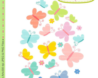 Popular items for butterfly clip art on Etsy