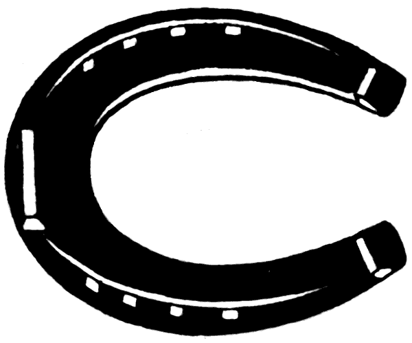 Horseshoe Clipart Black And White | Clipart library - Free Clipart 