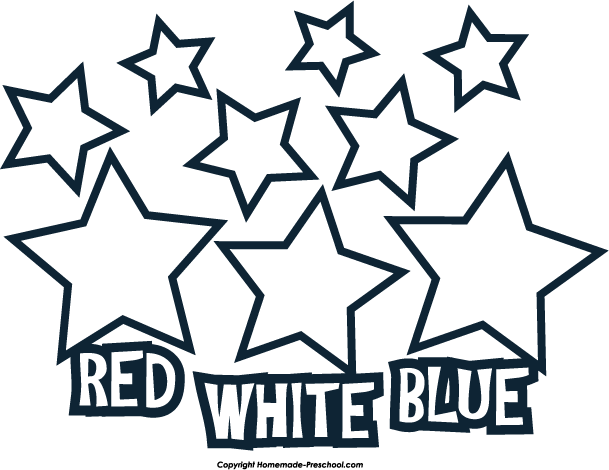 Red White And Blue Fireworks Clipart | Clipart library - Free 