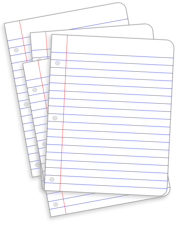 Lined Paper Clipart - Clipart library