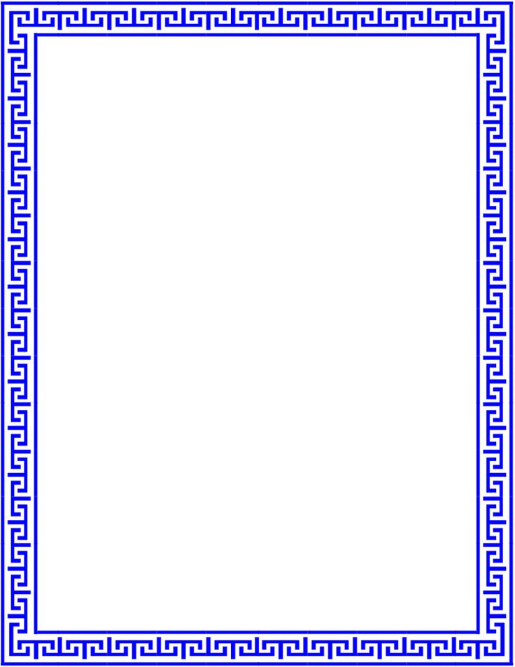 greek lines page outline | Fonts - Borders -Clip Art | Clipart library