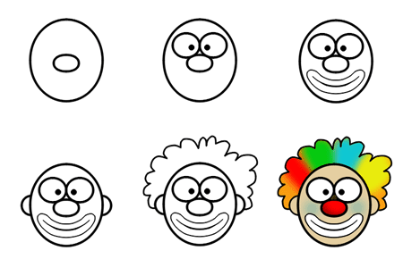 Free Easy Way To Draw Scary Clowns, Download Free Easy Way To Draw