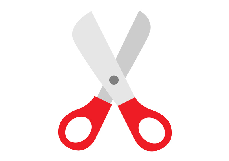 Scissors flat icon by superawesomevectors on Clipart library