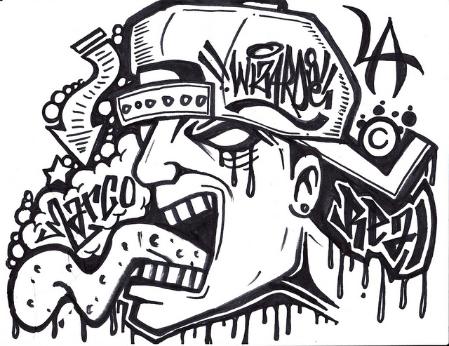 Free Graffiti Characters Gangster, Download Free Graffiti Characters ...