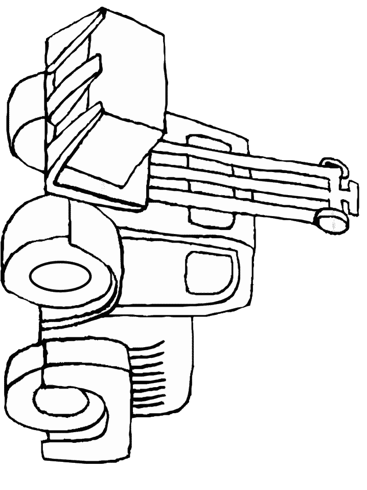 Construction Transportation coloring book pages (bulldozers, steam 