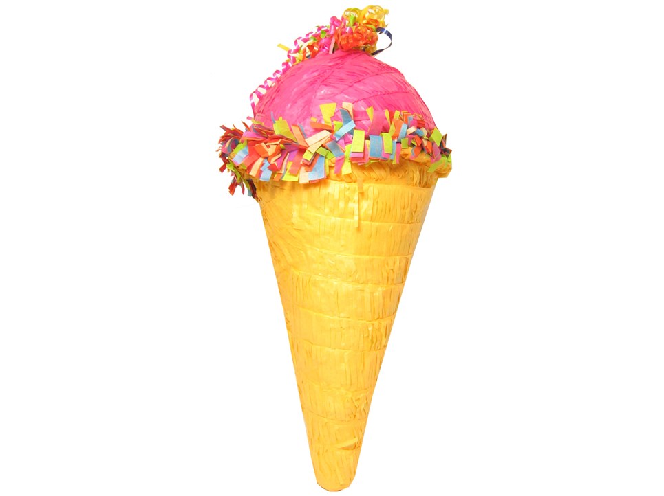 Colourful Ice Cream Cone