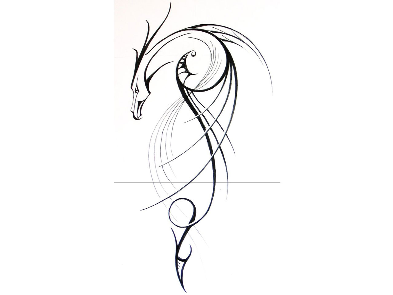 simple tattoo design drawing  Clip Art Library