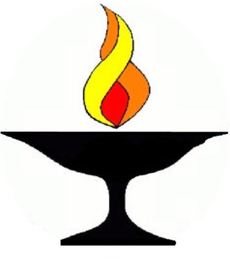 Chalice with Flame Symbol - Spiritual Light and Sacred Ritual Icon