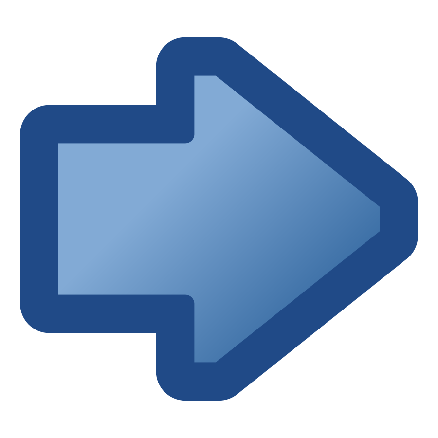 icon arrow right blue small clipart 300pixel size, free design 