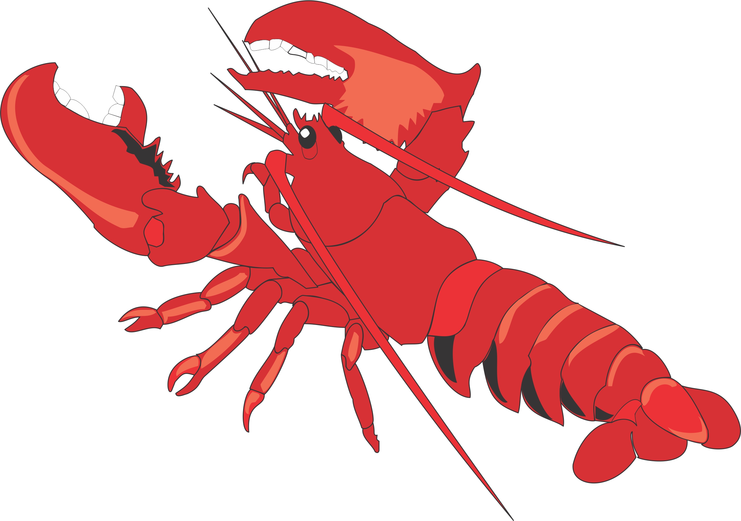 Lobster Clip Art Or Cartoons | Clipart library - Free Clipart Images
