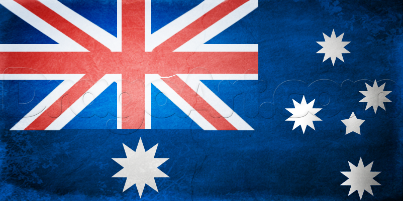 How to Draw the Australian Flag, Step by Step, Stuff, Pop Culture 