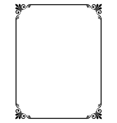 Simple Border Frame Design - Clipart library