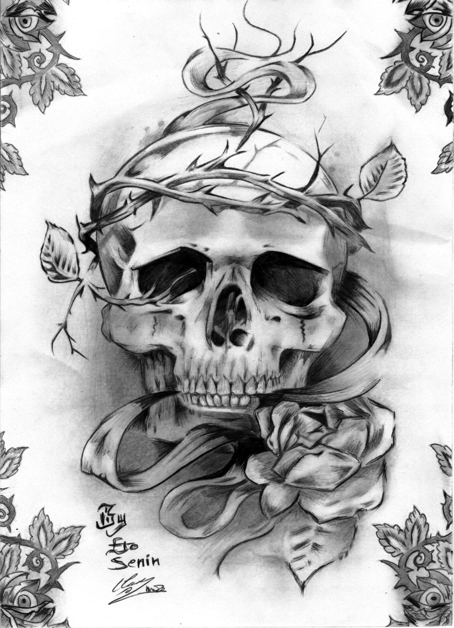 feminine skull designs - Clip Art Library
