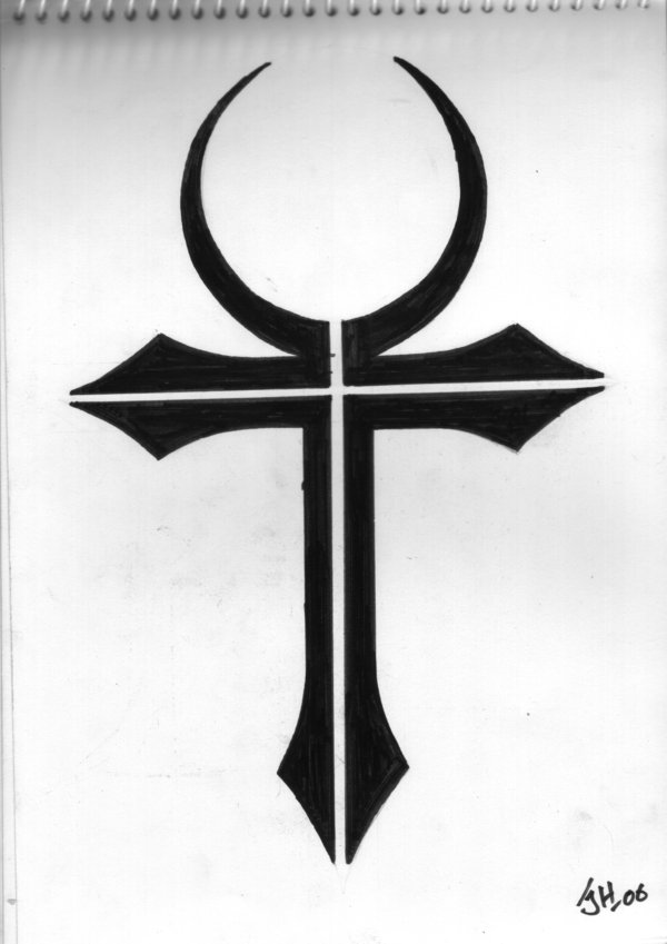 Gallery For  Black Ankh Tattoo