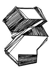 Abstract Book Illustration - Creative Literary Design Element