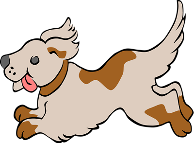 Running Dog Clip Art - Clipart library